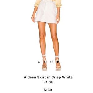 Paige Aideen denim Mini Skirt
